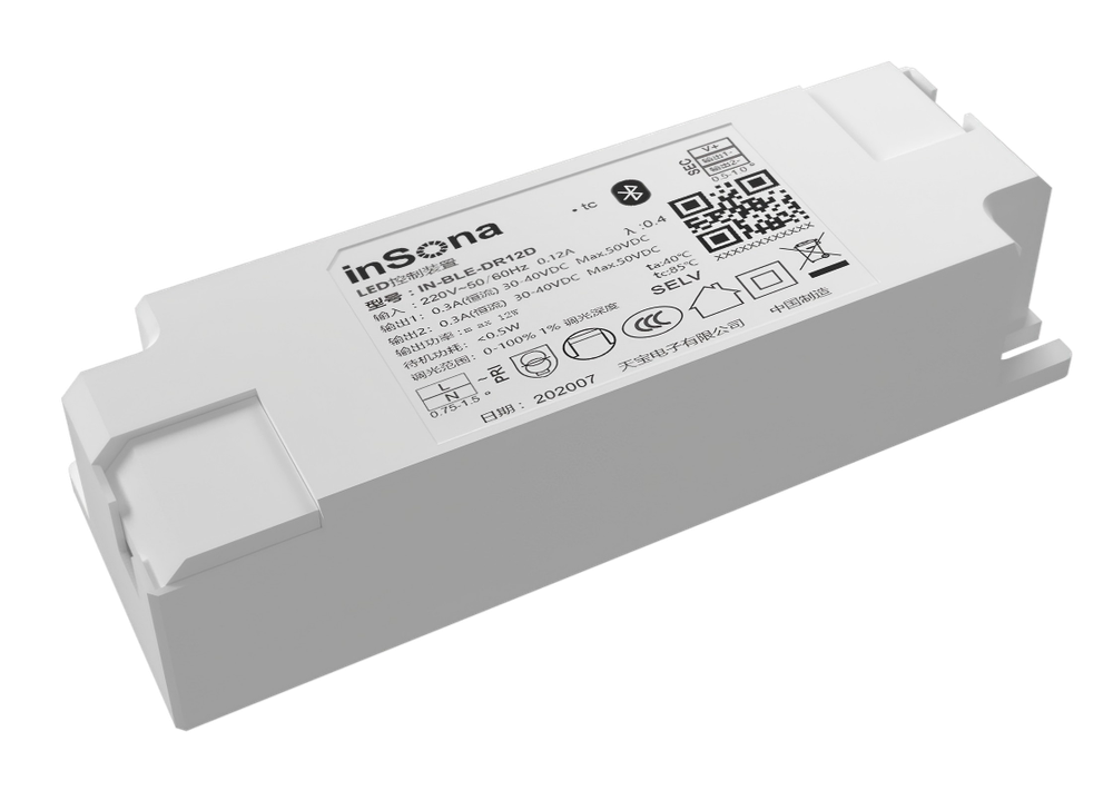 Taitong Dual-White 12W LED Driver (IN-BLE-DR12D)